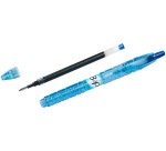 Recharge pilot stylo-bille supergrip rexgrip 4 couleurs  rfjs gpm bille b2p pointe     0.7 bleu