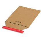 Pochette expedition colompac carton rigide brun bande      adhesive 170x245x30mm