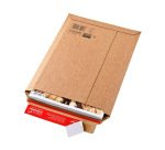 Pochette expedition colompac carton rigide brun bande      adhesive 210x265x30mm