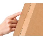 Etui expedition colompac kraft universel brun          217x155x60mm