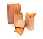 Sachet alimentaire kraft brun 70g/m2 biodegradable          24x42x6cm lot de 100