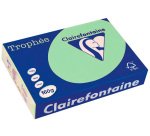 Papier clairefontaine multifonction laser couleur   trophe a3 160g/m2 vert nature parfaite opacite paquet 250