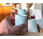 Gobelet en carton coldis biodegradable compostable de  contenance 10cl paquet de 50