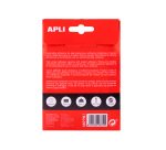 Rectangles apli double-face adhesif extra fort power dots transparent premium 30x34mm.  blister de 12