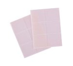 Rectangles apli double-face adhesif extra fort power dots transparent premium 30x34mm.  blister de 12