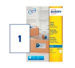 Etiquette d'expédition, 199,6 x 289,1 mm, blanc