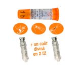 Effaceur d'encre cleopatre correcteur rechargeable avec  tete rotative 360  .          dimension 6m x5 mm