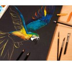Paint'ON Noir bloc collé 20F A3 250g
