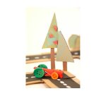 Pince en bois coloris naturel 48x7mm sachet de 48 unites