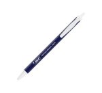Stylo-bille bic 2 en 1 retractable antimicrobien     pointe moyenne bleu