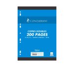 Copies doubles conquerant 7 perforees 210x297 film 200p   90g seyes recycle