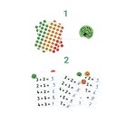 Pack de 576 gommettes sodertex  17 x 22 cm - 12     planches - coloris assortis