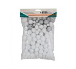 Pack pompons sodertex white - 3 tailles - 200 pcs - 2       coloris