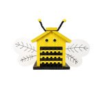 Kit hotel abeille solitaire en bois + colle - 20 x 22 x   22 cm - 1 pc - 1 coloris
