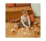 Kit hotel abeille solitaire en bois + colle - 20 x 22 x   22 cm - 1 pc - 1 coloris