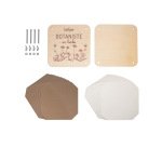 Presse   fleurs et feuilles - 20,5 x 18 cm - 1 pc