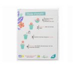 Pack formes printemps en papier ensemenc  - 3,5 cm -   100 pcs - coloris blanc