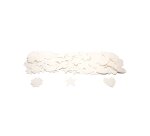 Pack formes printemps en papier ensemenc  - 3,5 cm -   100 pcs - coloris blanc