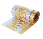 Set de 6 rubans masking tape washi foil serie metal
