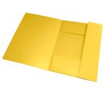 Chemise elastique 3 rabats oxford topfile+ a4 jaune