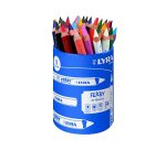 Crayon couleur lyra ferby triangulaire 120mm extrémité fermée usage économe mine 6.25mm diamètre étui carton 36 unités
