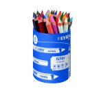 Crayon couleur lyra ferby triangulaire 120mm extrémité fermée usage économe mine 6.25mm diamètre étui carton 36 unités