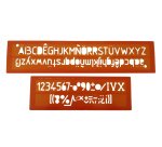 Trace-lettres minerva tracage technique 20mm orange