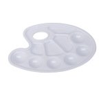 Palette ovale classique 10 trous 17x23cm
