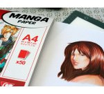 Bloc de papier Layout MANGA ILLUSTRATIONS, A4