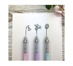 Porte-mines tombow monograph 0,5mm rechargeable gomme      telescopique interchangeable  coloris corps rose corail