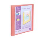 Classeur 4 anneaux exacompta kreacover polypropylene a4    4/30mm assortiment pastel