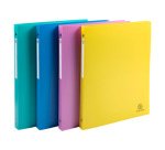 Classeur 4 anneaux exacompta forever young polypropylene   a4 4/15mm assortiment
