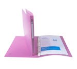 Classeur 4 anneaux exacompta forever young polypropylene   a4 4/15mm assortiment