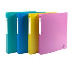 Classeur 4 anneaux exacompta forever young polypropylene   a4 4/30mm assortiment