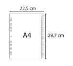 Intercalaires imprimes alphabetiques exacompta       polypropylene a4 20positiones a-z gris