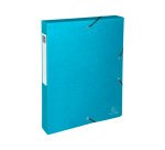 Boite de classement exabox carte enduite teksto dos 40mm assortiment