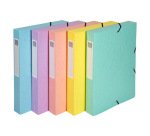 Boite de classement exabox aquarel a4 dos 40mm assortiment