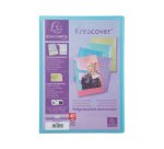 Porte-documents exacompta kreacover a5 polypropylene    180x230mm 40vues assortiment  pastel