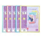 Porte-documents exacompta kreacover a4 polypropylene    100vues assortiment pastel
