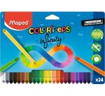 Crayons couleur maped color'peps infinity mine      infinie pochette de 24