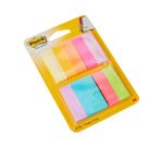 Marque-pages en papier post-it  10 blocs x 50        feuilles 15x50mm coloris      assortis