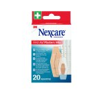 Pansement nexcare premiers soins mixtes assortiment      boite 20 unites 6282945