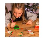Kit de stickers sodertex diamond art christmas 10      stickers noel + 5 stylos + 1  boite rangement + 10 pieces