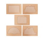 Cadres en carton sodertex fantaisie 15,5x10,5cm lot de  10 pieces 1 coloris