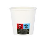 Gobelet en carton coldis de contenance 10cl paquet de 50  blanc    42158