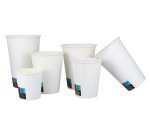 Gobelet en carton coldis de contenance 10cl paquet de 50  blanc    42158