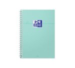 Cahier oxford smart spirale 4 trous a6 100 pages optik paper5x5 coloris pastel assortis   lot 20 unites