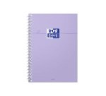 Cahier oxford smart spirale 4 trous a6 100 pages optik paper5x5 coloris pastel assortis   lot 20 unites