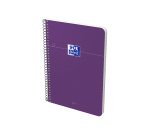 Cahier oxford smart spirale 4 trous 155x215mm 160 pages     optik paper 5x5 coloris       pastel assortis lot 20 unites