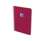 Cahier oxford smart spirale 4 trous 155x215mm 160 pages     optik paper 5x5 coloris       pastel assortis lot 20 unites